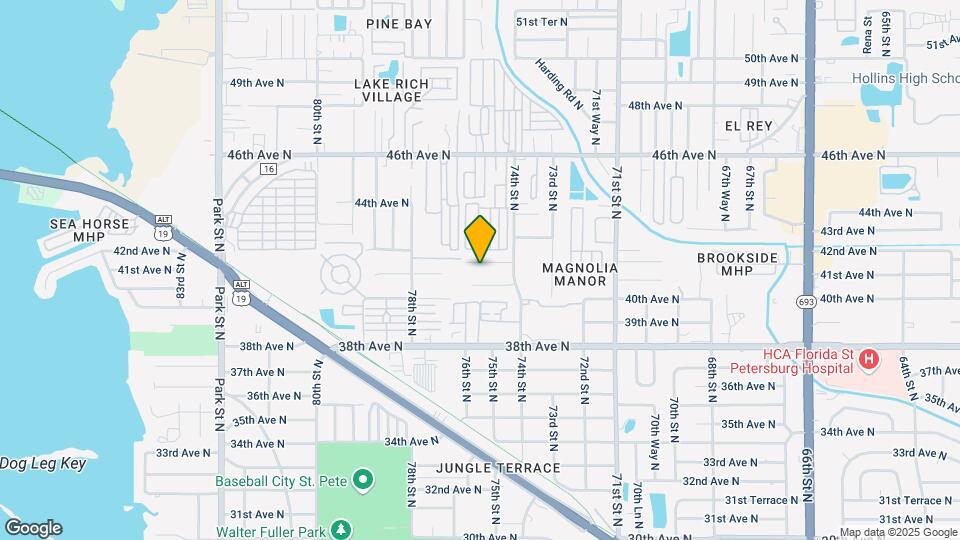 7524 41st Ave N Mapa y Detalles de la Ubicación