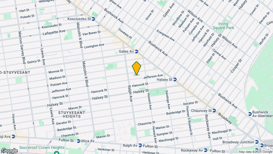 909 Jefferson Ave Mapa y Detalles de la Ubicación