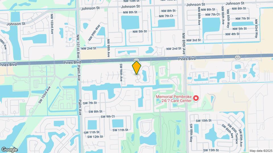 450 Palm Cir W Map and Location Details
