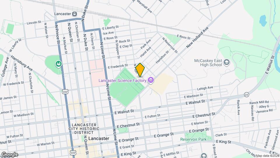 534 N Plum St Map and Location Details