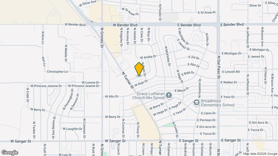 317 W Blanco Dr Mapa y Detalles de la Ubicación