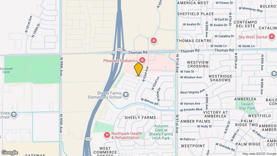 9410 W Virginia Ave Map and Location Details