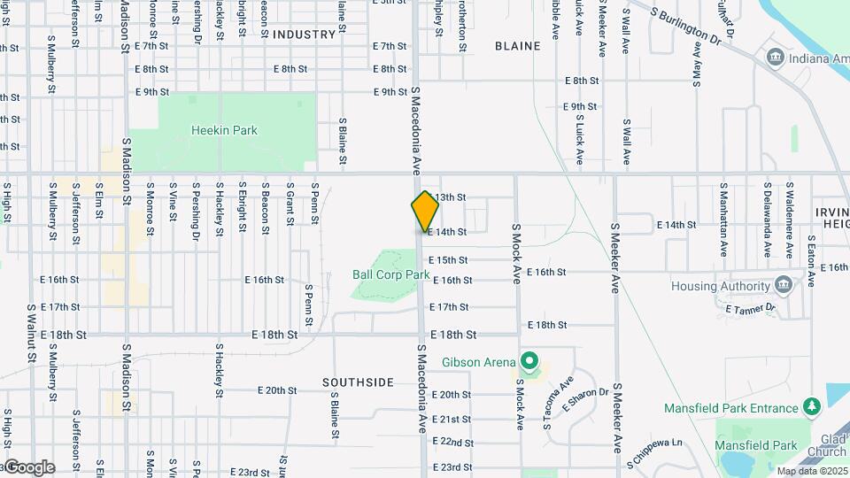 1701 E 14th St Map and Location Details