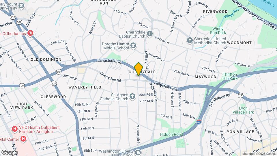 4105 Cherry Hill Rd Mapa y Detalles de la Ubicación