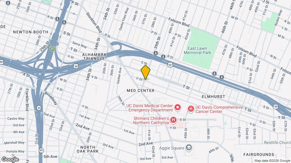 3906 U St Map and Location Details