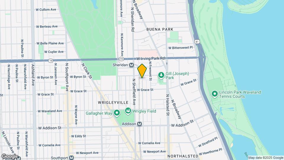 3836 N Wilton Ave Map and Location Details