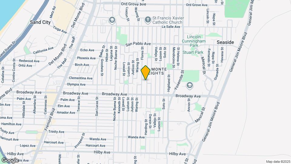 1645 Harding St Map and Location Details