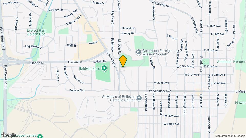 1030 O'Malley Cir Map and Location Details