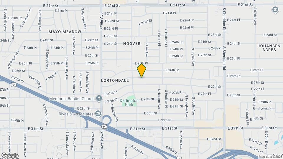 5332 E 26th Pl Map and Location Details