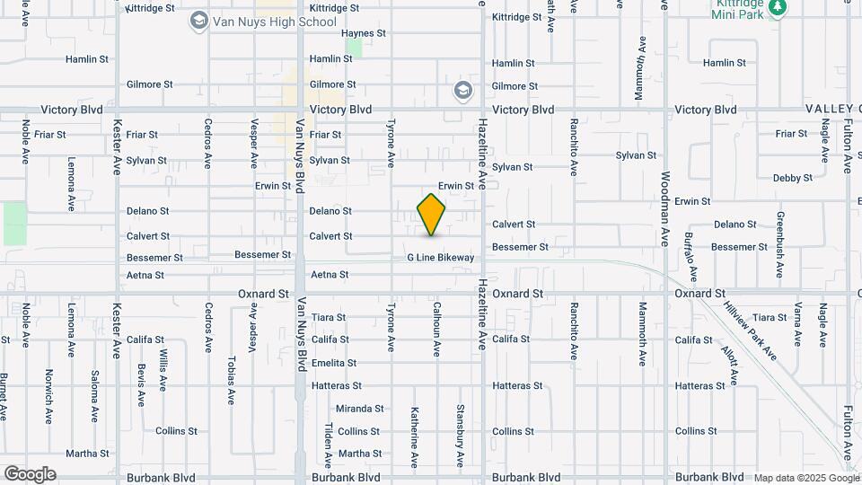 14206 Calvert St Map and Location Details