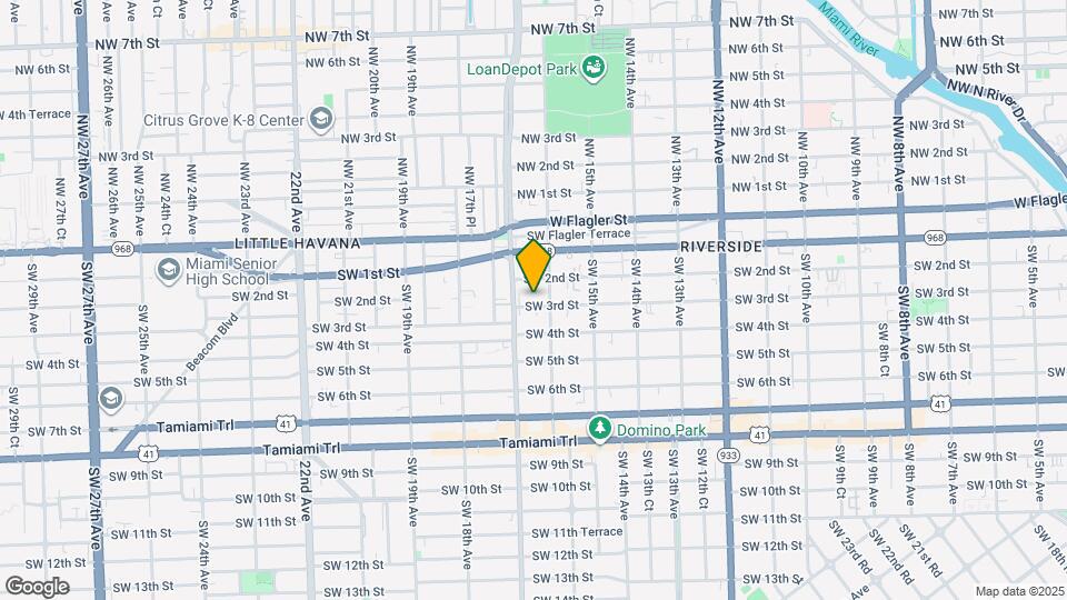 1629 SW 3rd St Map and Location Details