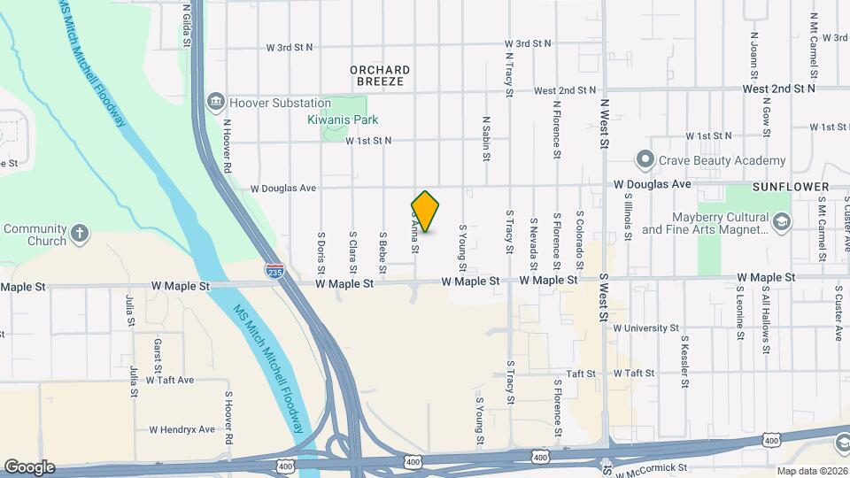 184 S Anna St Map and Location Details