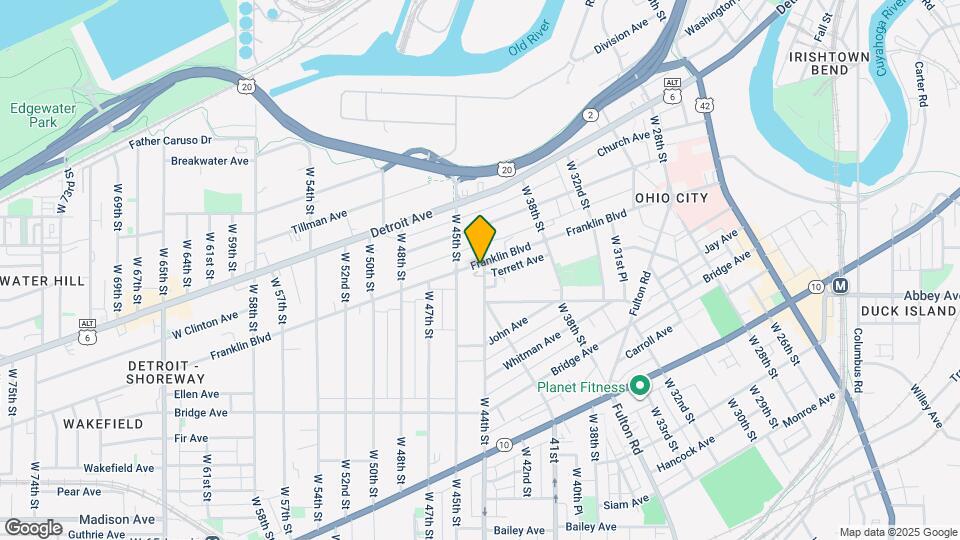 1782 W 44th St Mapa y Detalles de la Ubicación