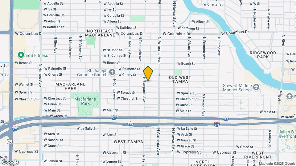 2538 W Pine St Map and Location Details