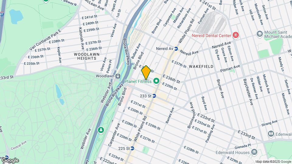 655 E 234th St Mapa y Detalles de la Ubicación