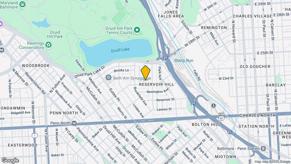 818 Whitelock St, Unit Apt. 1 Mapa y Detalles de la Ubicación