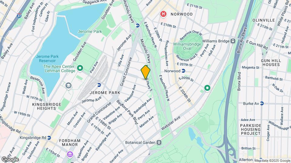 200 E Mosholu Pky S Map and Location Details