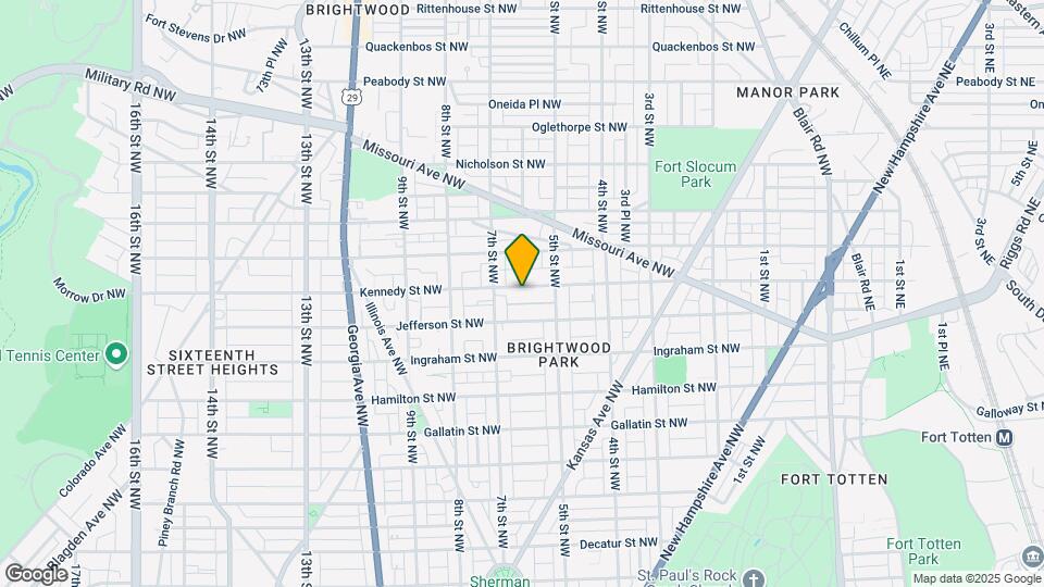 604 Kennedy St NW Map and Location Details