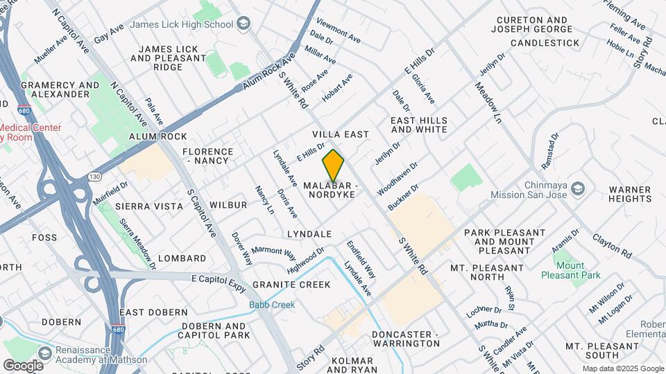 463 Nordyke Dr Mapa y Detalles de la Ubicación