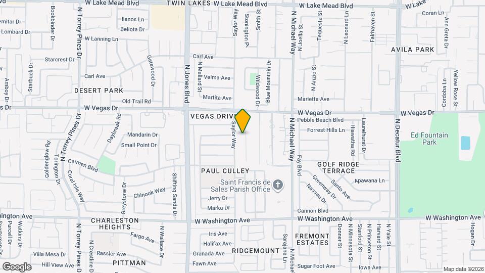 1417 Winwood St Map and Location Details