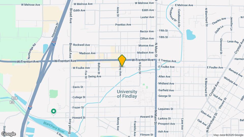 341 W Foulke Ave Map and Location Details
