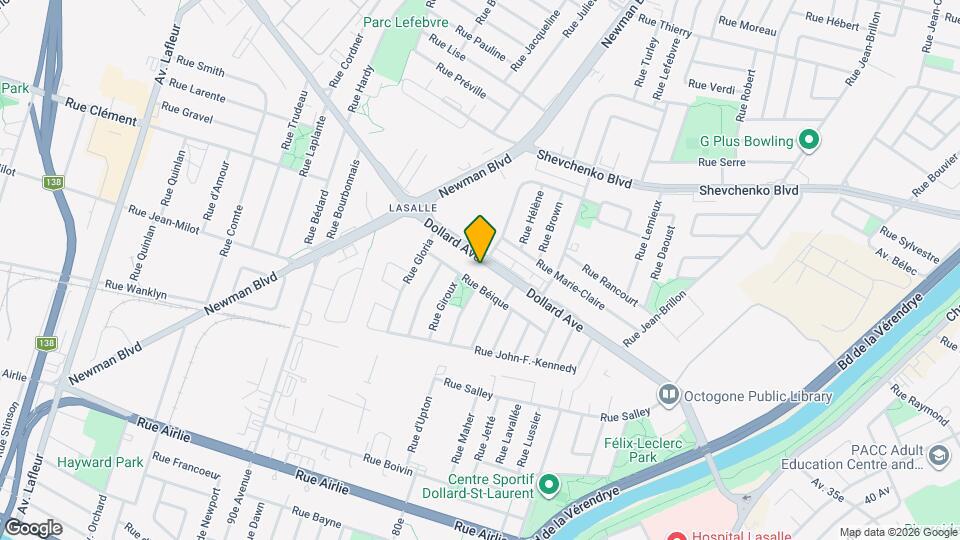 1730-1768 Dollard Map and Location Details