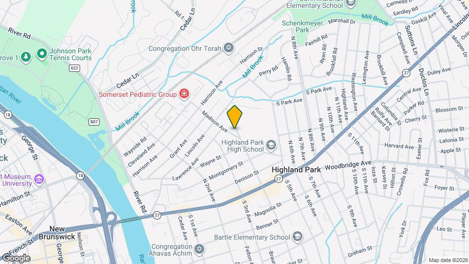 332 N 4th Ave Map and Location Details