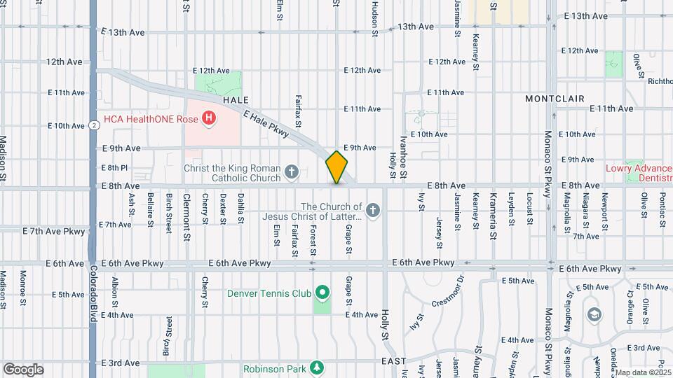 794 Glencoe St Mapa y Detalles de la Ubicación