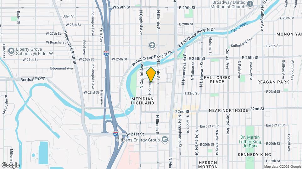 2337 N Kenwood Ave Mapa y Detalles de la Ubicación