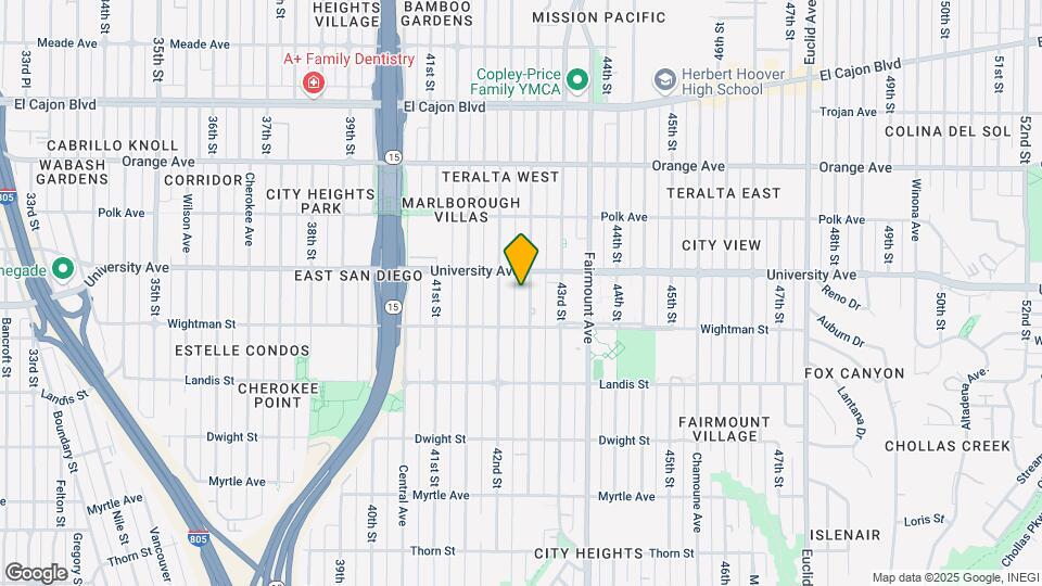 3862 Van Dyke Ave Map and Location Details
