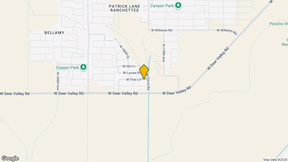 17917 W Tina Ln Map and Location Details