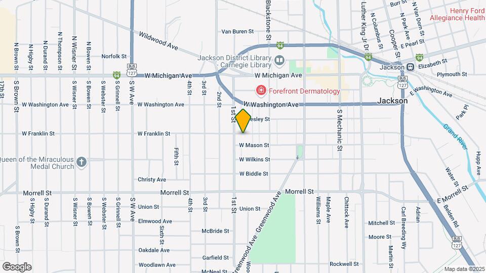 333 W Franklin St Map and Location Details