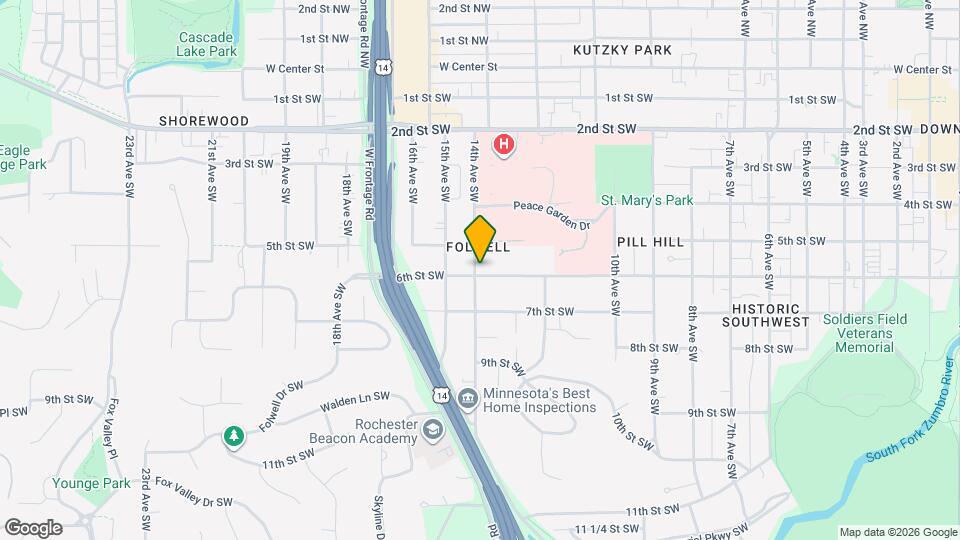 538 14th Ave SW Map and Location Details