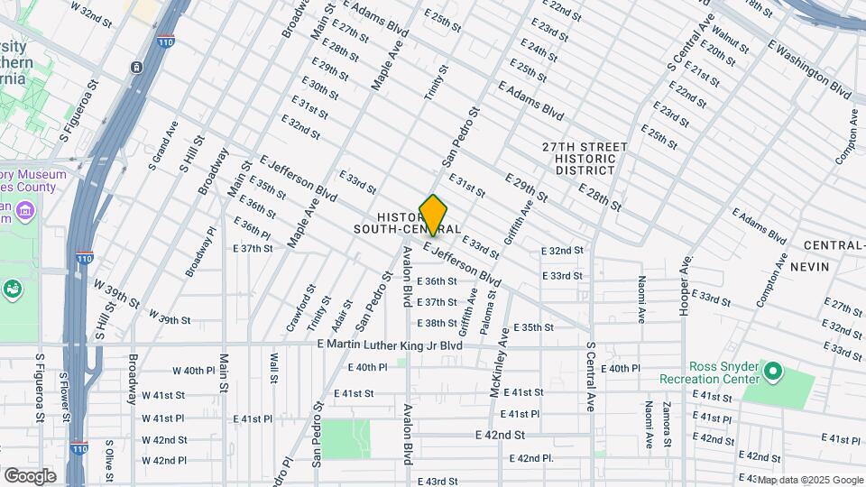 731 E Jefferson Blvd Map and Location Details