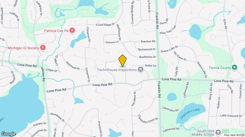 4966 Whispering Pine Ln Map and Location Details