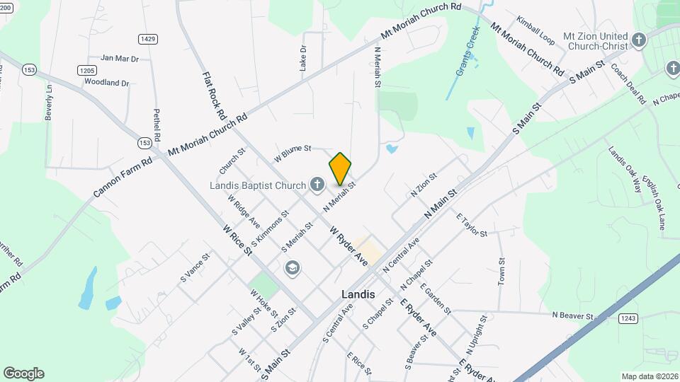 207 N Meriah St Map and Location Details