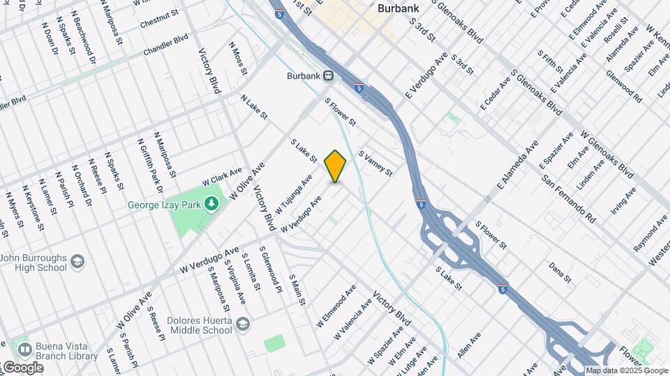 208 W Verdugo Ave Map and Location Details