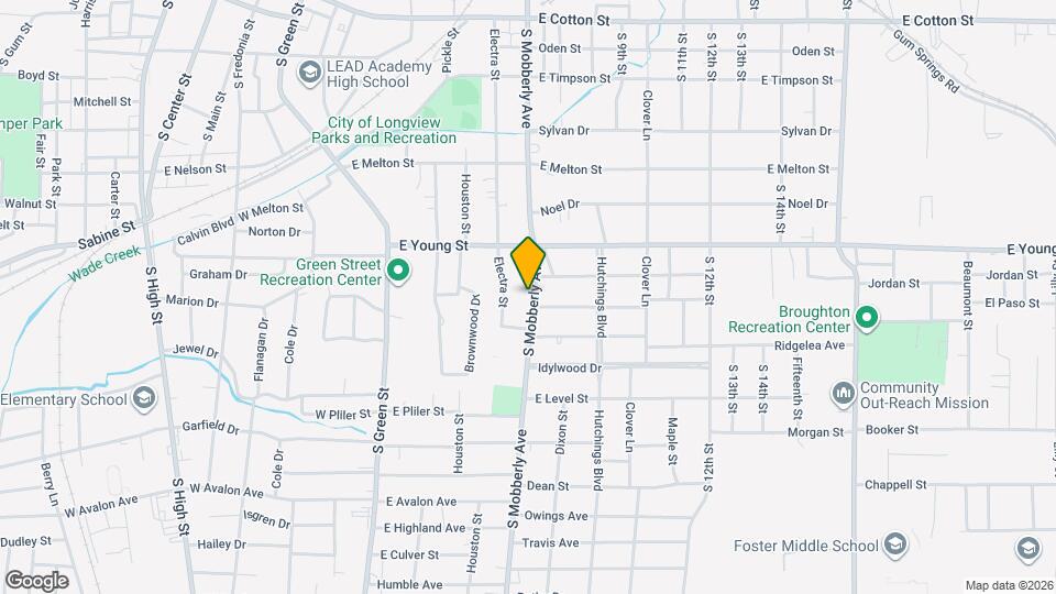 707 S Mobberly Ave Map and Location Details