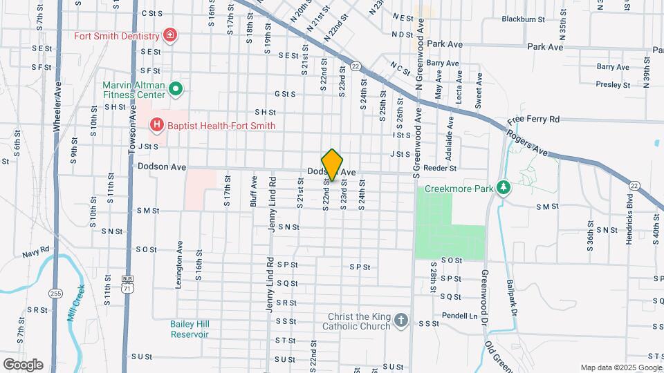 2203 S L St Mapa y Detalles de la Ubicación