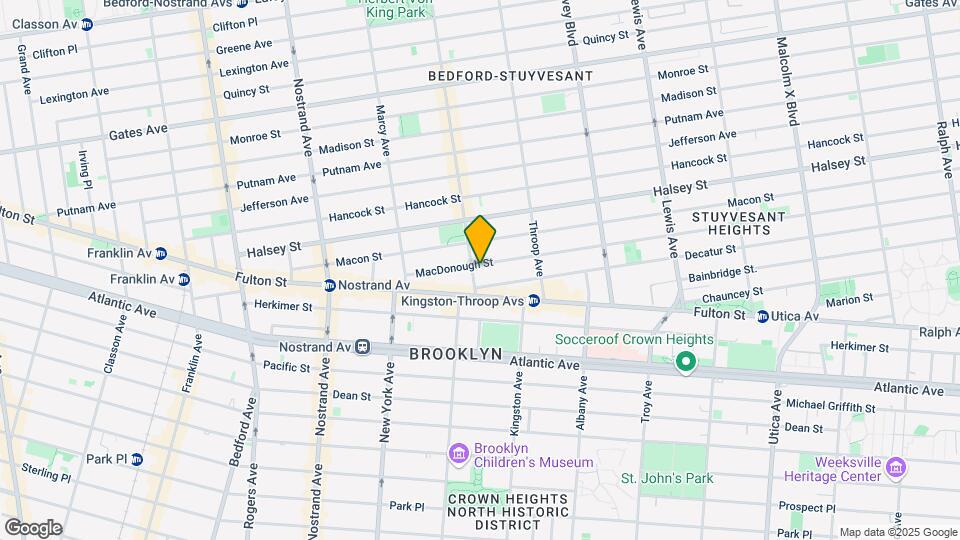 78 Mac Donough St Mapa y Detalles de la Ubicación