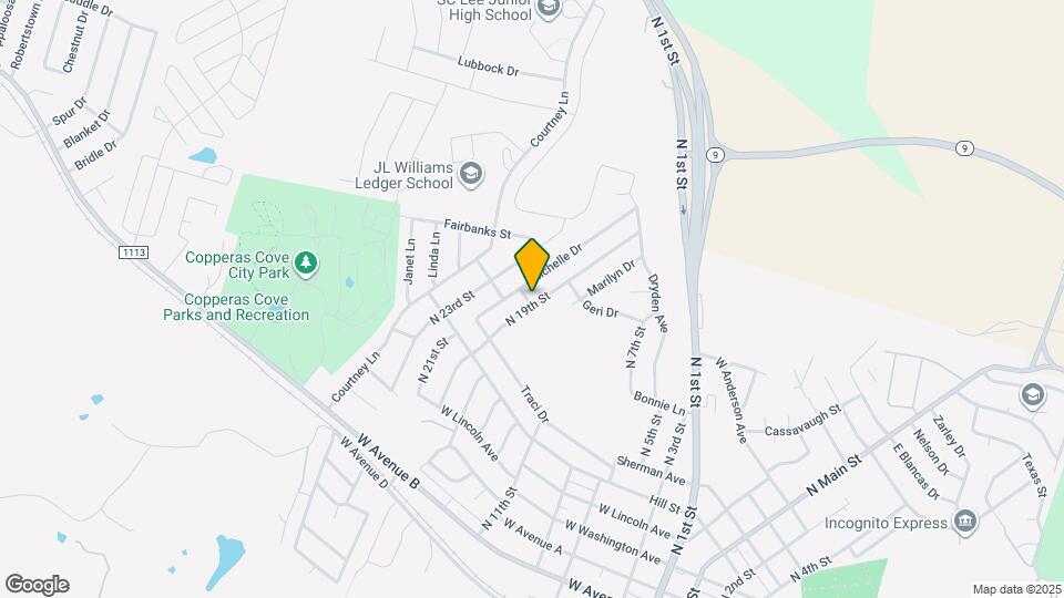 801 N 19th St Map and Location Details