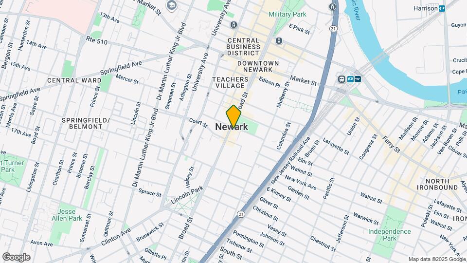 940 Broad St, Unit Studio Mapa y Detalles de la Ubicación