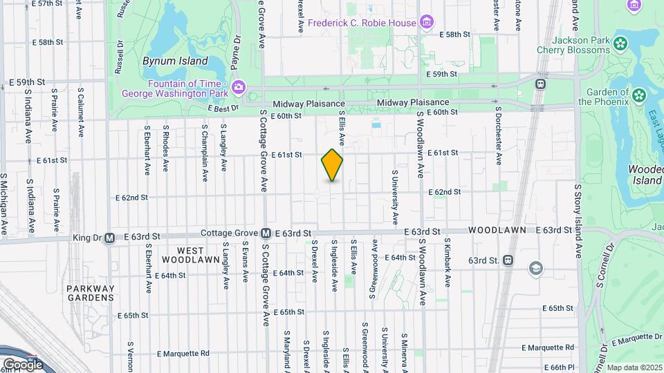 964 E 62nd St Map and Location Details