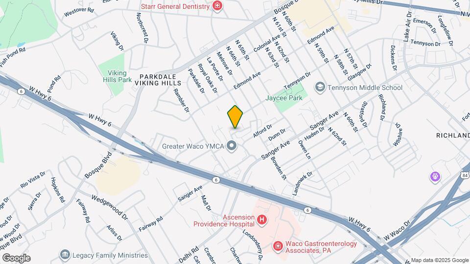 6815 Old Briarstown Dr Map and Location Details