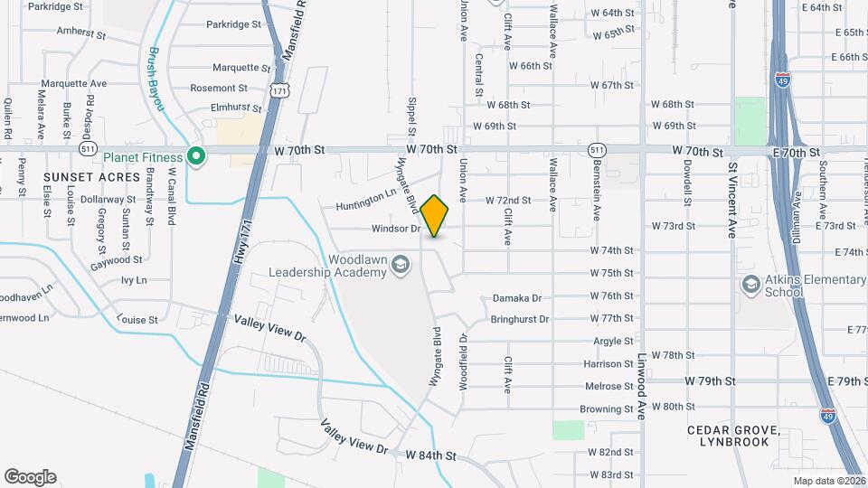 835 Pine Tree Dr Map and Location Details