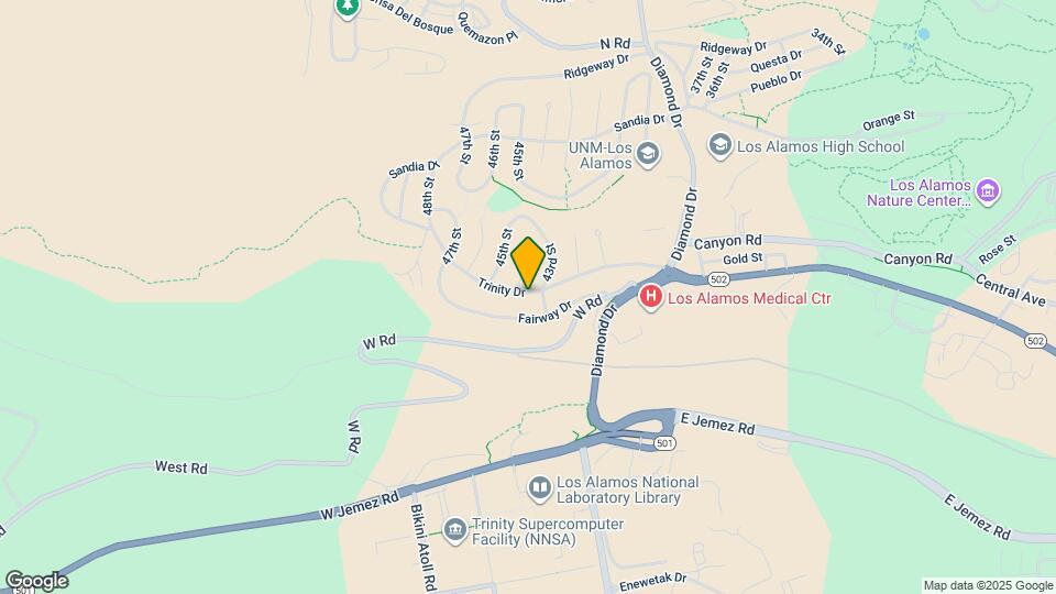 4341 Trinity Dr Map and Location Details