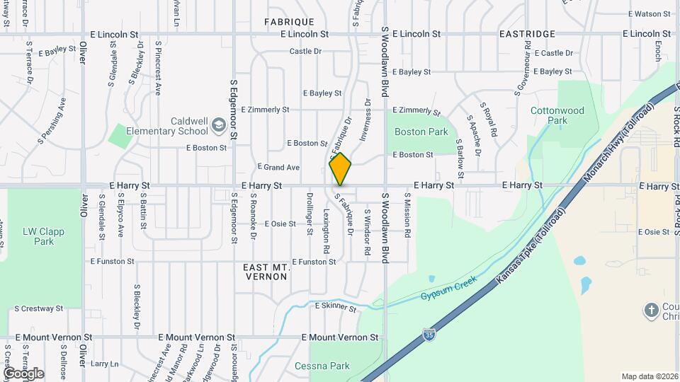 6101 E Harry St Map and Location Details