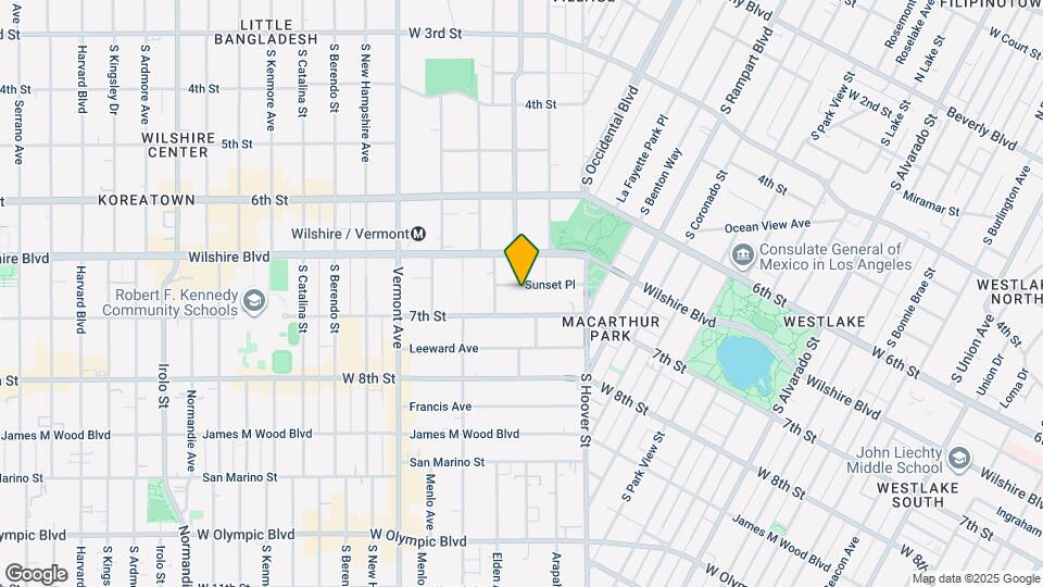 2900 Sunset Pl Map and Location Details