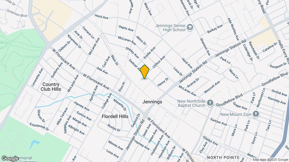 8526 Clifton Ave Map and Location Details