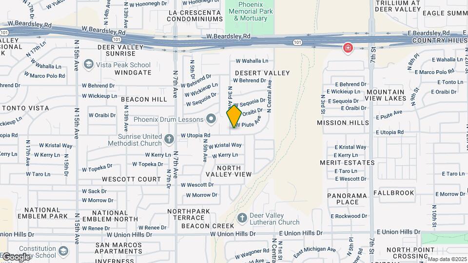 250 W Utopia Rd Mapa y Detalles de la Ubicación